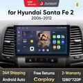 Android 13 Carplay Autoradio GPS NAVI 2G+32G Für Hyundai Santa Fe 2 2006-2012