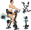 2in1 Heimtrainer Fahrrad klappbar Fitness Sport Hometrainer mit APP &LCD-Display