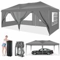 Falt Pavillon 3x6m WASSERDICHT Pavillion Partyzelt  Gartenzelt Dachmaß UV-Schutz