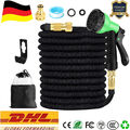 Flexibler Gartenschlauch dehnbarer Wasserschlauch Flexischlauch flexibel 7.5-30m