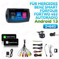 2G+64G Für Mercedes Benz Smart Forfour Fortwo 453 Autoradio Android 13 GPS Navi