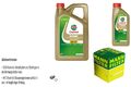 MANN-FILTER Ölfilter 6 L Castrol EDGE 5W-30 LL passend für Mitsubishi