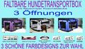 Faltbare Hundebox BELLO Hundetransportbox Autotransportbox Reisebox Hund Auto