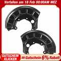 FÜR VW GOLF 2 3 4 Jetta II Vento Ankerblech VORNE 2x Bremsankerblech Abdeckblech