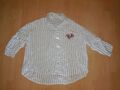 Made in Italy Tunika Bluse grau weiss Oversize XL 44/46/48 Ungetragen