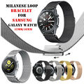 Für Samsung Galaxy Watch 3 45mm 41mm Edelstahl Milanaise Loop Armband Watch Band