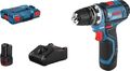 Bosch Professional GSR 12V-15 FC (L) Akku-Bohrschrauber (2 x 2,0 Ah) (06019F6001