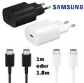 25W Original Samsung USB C Schnellladekabel Ladegerät für S24 S24 Plus S24 Ultra