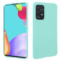 HSP Handy Hülle für Samsung Galaxy A52 4G | A52s 5G | Türkis Silikon Schutz Case