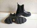 Chelsea Boots Stiefeletten Damen Schuhe Gr. 40 schwarz NEU