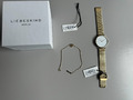 Liebeskind Berlin LS-0103-MQB Set Damen Gold Geschenkset Armbanduhr & Armband