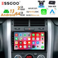 DAB Android13 Autoradio Carplay Für Suzuki SX4 2006-2013 Fiat Sedici 64G GPS Nav