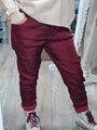 Joggpants Shiny Glanz italymode bordeaux