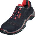 Uvex Motion Style Halbschuhe S1 69988 Schwarz, Rot (69988)