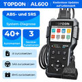 TOPDON AL600 Profi KFZ Auto OBD2 Diagnosegerät Scanner Aktiver Tester SAS Reset