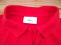 TP1919 Lacoste Damen- Poloshirt Kurzarm  Rot Unifarben Gr.38 Sehr gut