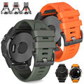 Für Garmin Fenix 7 7X 6 6X 3 HR Epix Pro 2 5X Plus S70 Quick Fit Silikon Armband