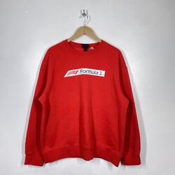 Formel 1 Sweatshirt Herren XL Rot H&M Relaxed Fit Official Merchandise Crew