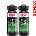 2x SONAX PROFILINE OS 02-06 One Step Polish Glanzpolitur + Versiegelung 1L