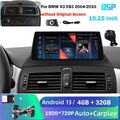 10.25" 4GB+32GB Carplay Android 13 Autoradio GPS Navi WiFi BT Für BMW X3 E83 Kam