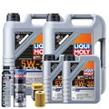 Motoröl 5W30 LIQUI MOLY Special Tec Ll 12L+HENGST Ölfilter +Spülung +Cera Tec