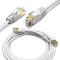 Netzwerkkabel CAT8 Internet Netzwerk Slim Kabel 2m Patchkabel Ethernet DSL LAN