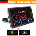 1DIN 10.1 Zoll Android 13 Autoradio mit Apple Carplay GPS NAVI WIFI BT HIFI DSP