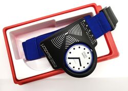 Swatch Pop 1987  - BS001RECCO - Pop Recco Blue Ribbon - NUOVO -