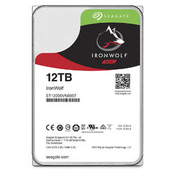 Seagate IronWolf 12TB HDD NAS Internal CMR 3.5in SATA 7200 RPM (ST12000VN0008)