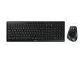 Cherry Stream Desktop Comfort schwarz, USB, DE Tastatur-und-Maus-Set