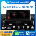 10.25" 64GB Android 14 Autoradio CarPlay DAB+ WiFi Für BMW 1/2er F20 F21 F23 NBT