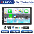 Android 13 2+32G DAB+ Autoradio Carplay GPS Navigation NAV BT USB 2 DIN MIK KAM