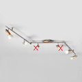 Lindby 6-flammige LED-Holz-Deckenlampe Marena Deckenlampe E14 SIEHE TEXT/FOTO253