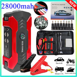 28000mah Auto KFZ Starthilfe 800A 12V Jump Starter Ladegerät Booster Power Bank