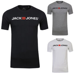 JACK & JONES Herren Trend T-Shirt im Sparset 3er Pack