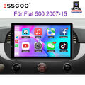 9" Für Fiat 500 2007-2015 Autoradio Android 13 Apple Carplay GPS BT Kamera 64GB