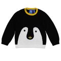 ADIDAS ORIGINALS KINDER PINGUIN BABY TREFOIL PULLOVER SWEATSHIRT SCHWARZ WEISS