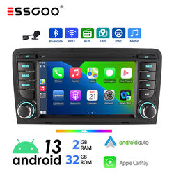 Für Audi A3 S3 8P 2003-13 7" Apple Carplay Android 13 Autoradio GPS NAV WIFI RDS