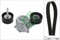 INA 529 0421 10 Keilrippenriemensatz für OPEL Astra J Sports Tourer (P10)