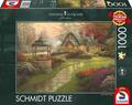 Puzzle Schmidt Spiele Thomas Kinkade: Haus mit Brunnen Puzzle 1000 Teile