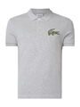 Lacoste Herren Polo Shirt T-shirt Poloshirt Regular Fit grau NEU OVP 140€