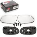 2x Seitenspiegel Glas links rechts heizbar asphärisch für Mercedes SL R129 98-01