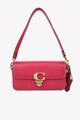 Coach Damen Tasche Rosa Leder Handtasche Ledertasche Klein