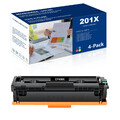 TONER XXL BK für HP 201X 201A Color LaserJet Pro M252dw M252n MFP M274n M277dw