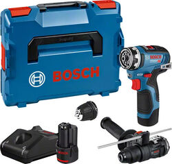 Bosch Akku-Bohrschrauber GSR 12V-35 FC Professional in L-BOXX 102 mit 2x Akku 3.