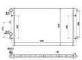 NRF Motorkühler Wasserkühler Economy Class 53406A für SEAT AUDI SKODA VW GOLF 5