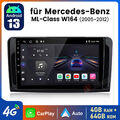 4+64G 8Kern carplay autoradio Für Mercedes Benz ML350 W164 GL320 WIFI SWC GPS 4G