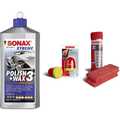 Set SONAX XTREME Polish+Wax 3 Hybrid NPT 500 ml inkl. MicrofaserTücher P-Ball