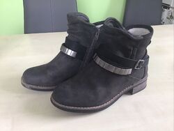 Rieker Damen Bikerboots Boots Stiefelette Freizeitschuh Gr. 38 EU Art. 7742-80