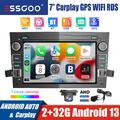 32G Autoradio Android 13 Carplay GPS Kam Für Opel Zafira B Corsa C D Astra Combo